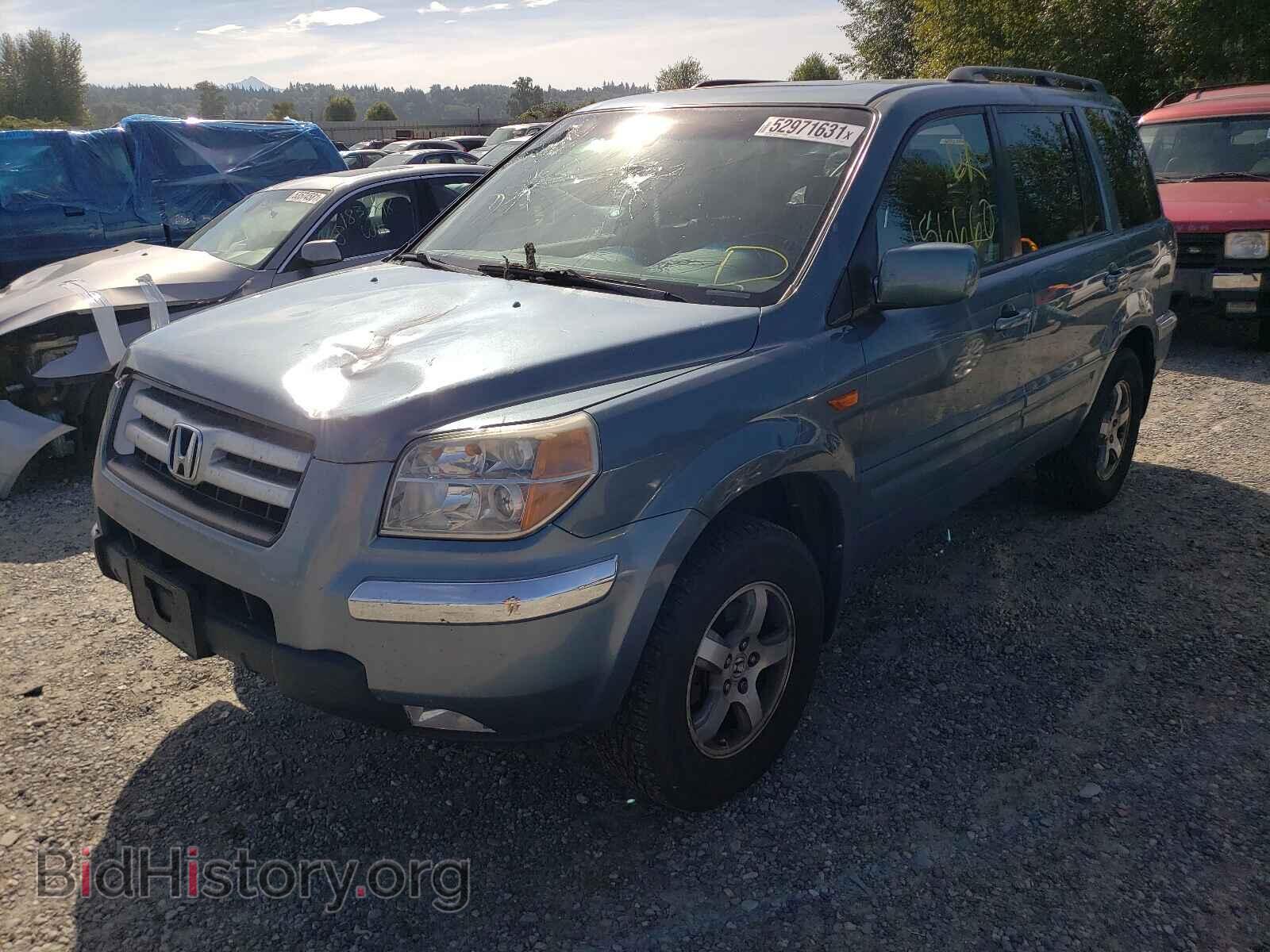 2006 HONDA PILOT - VIN: 2HKYF18596H518837 - Фото 2