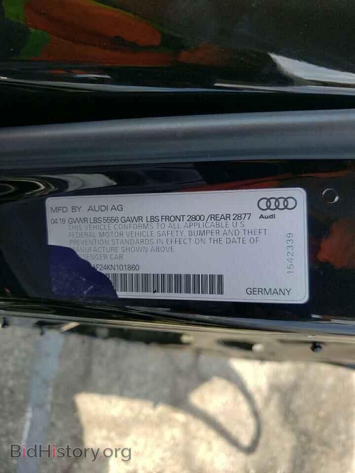 2019 AUDI A6 - VIN: WAUL2AF24KN101860 - Фото 10
