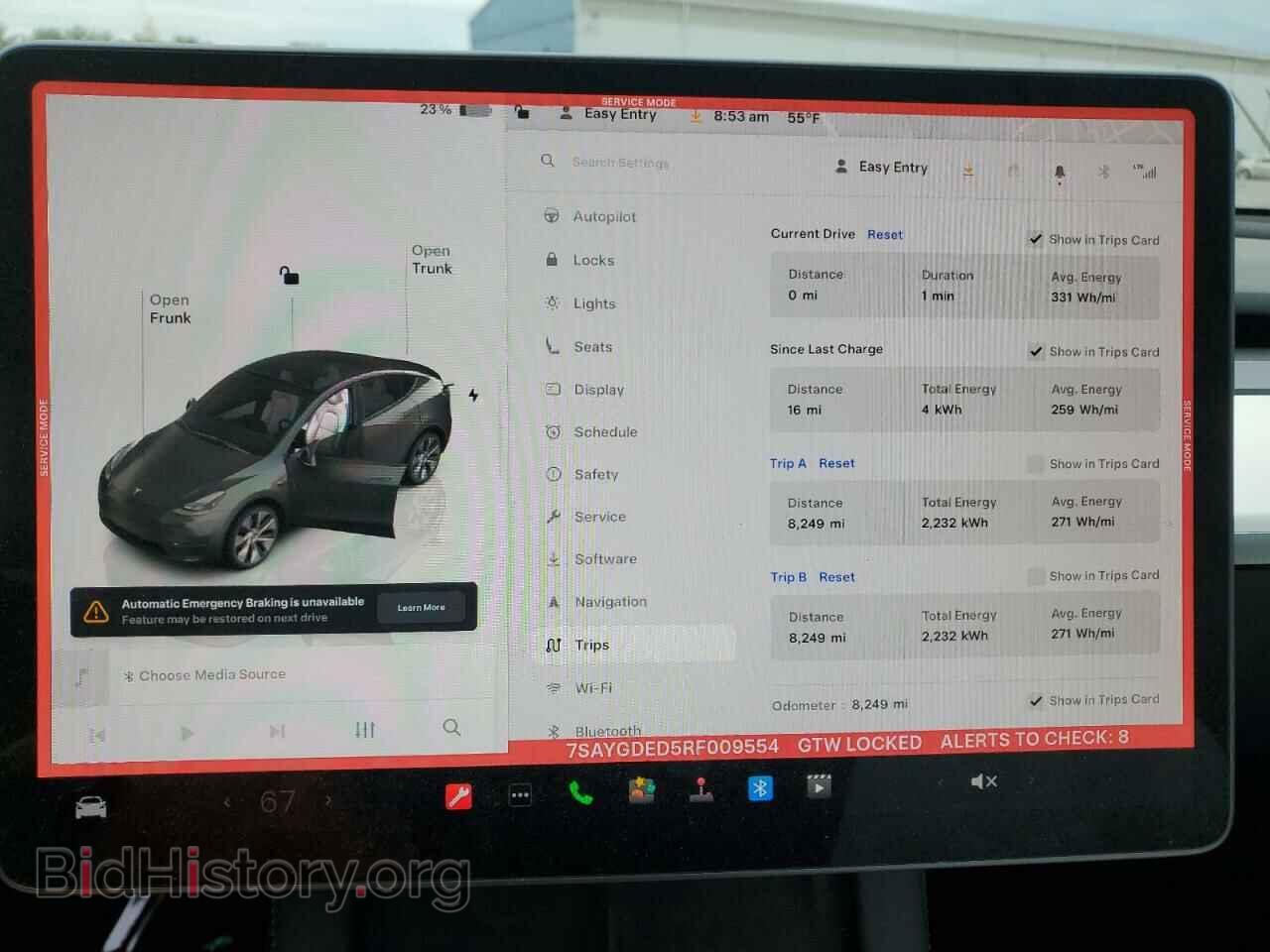 2024 TESLA MODEL Y - VIN: 7SAYGDED5RF009554 - Фото 9