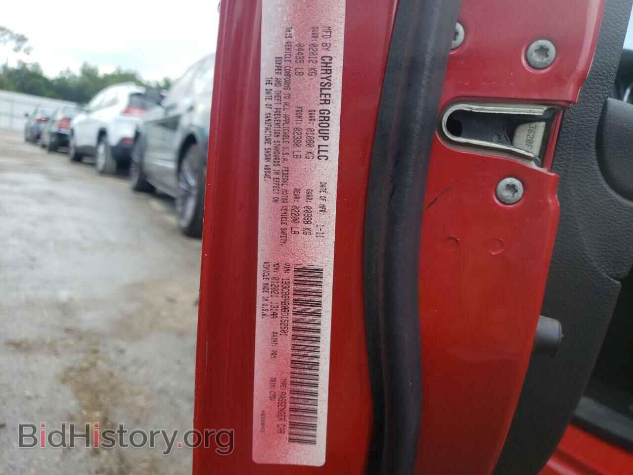 2011 DODGE CALIBER - VIN: 1B3CB8HB0BD152501 - Фото 10
