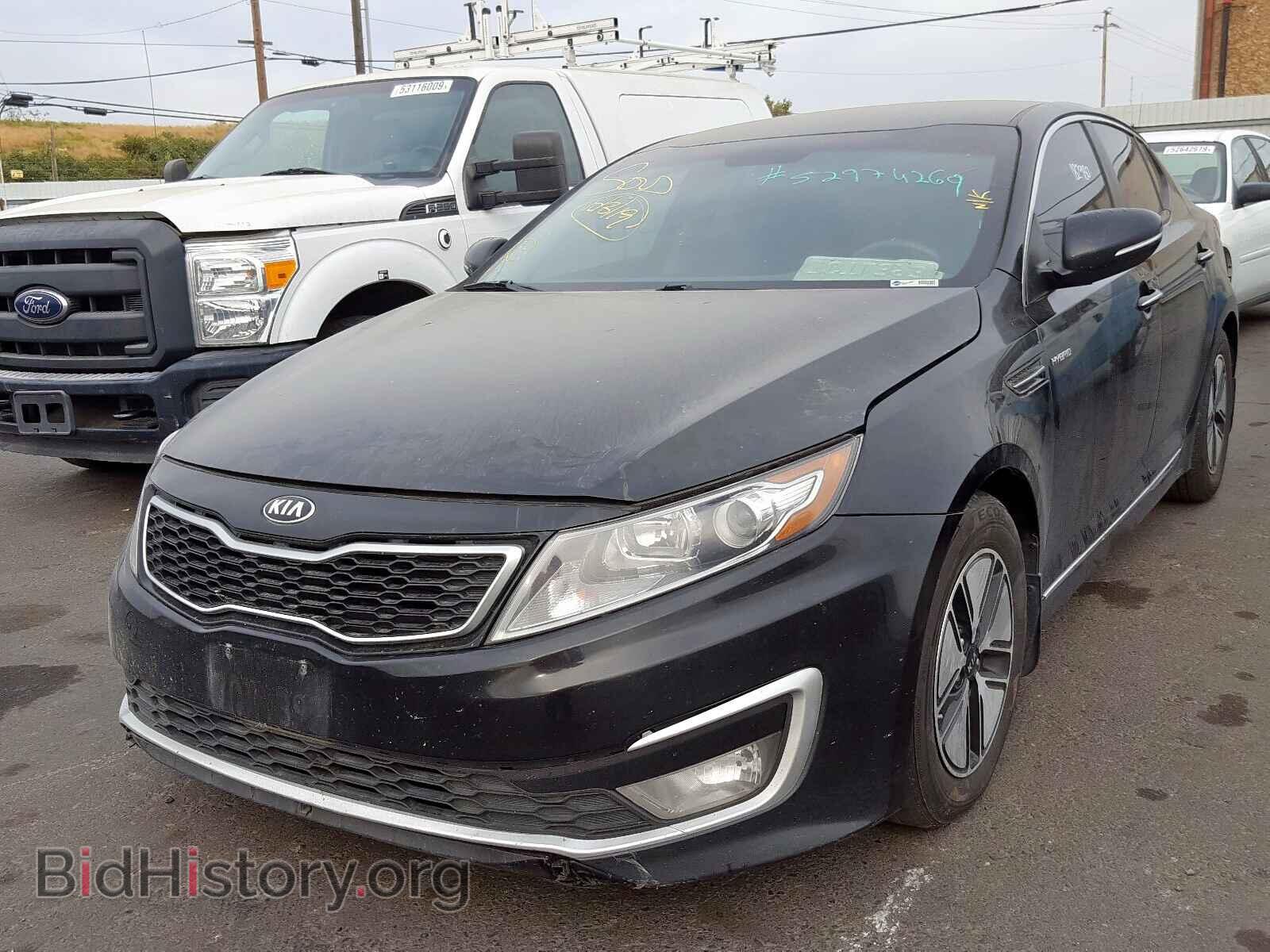 2013 KIA OPTIMA HYB - VIN: KNAGM4AD7D5055837 - Фото 2