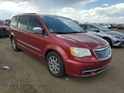 2011 Chrysler MINIVAN Town & COU, бордовый — VIN 2A4RR8DG3BR649586, Copart