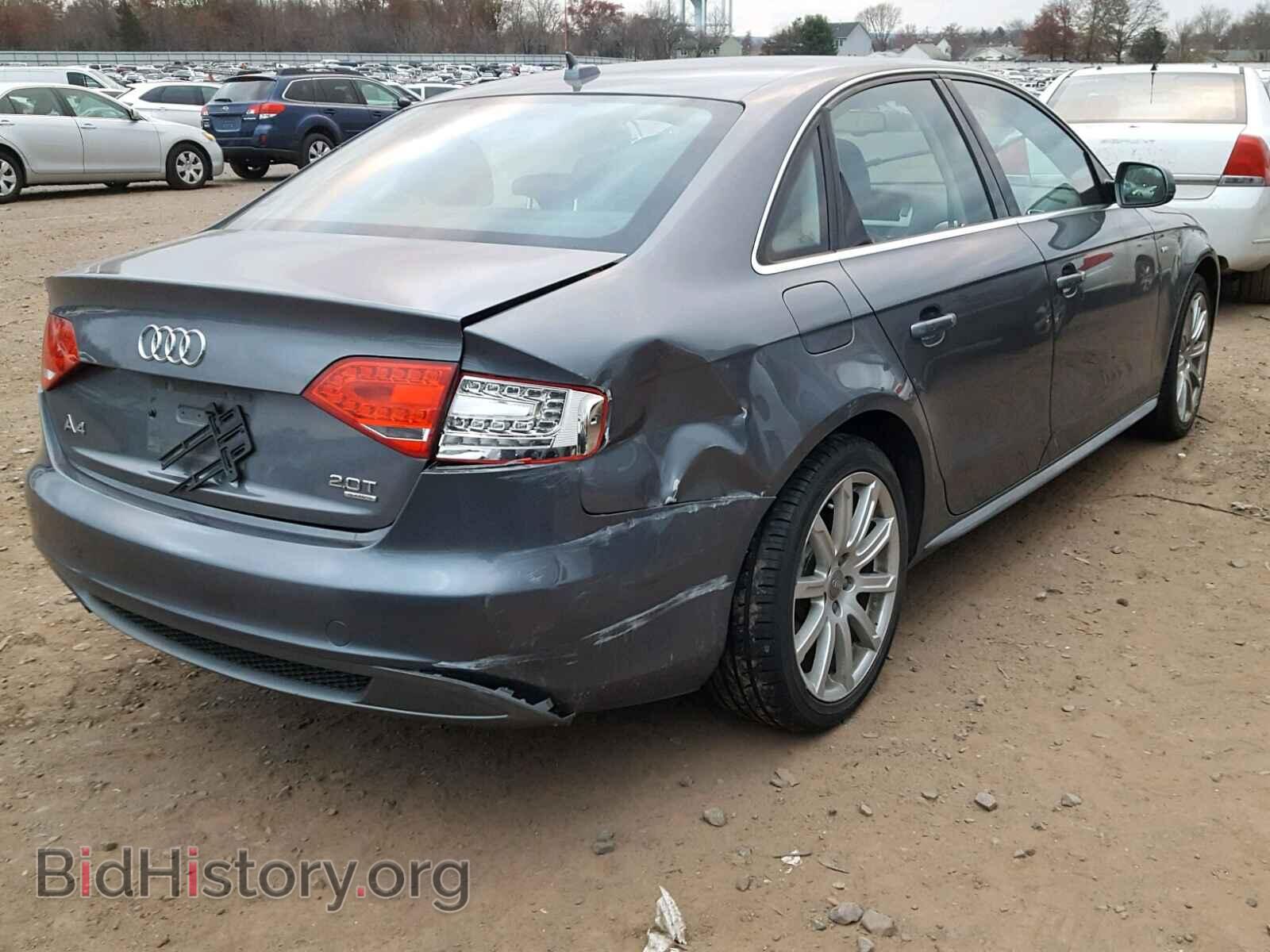 2012 AUDI A4 - VIN: WAUFFAFL4CN017033 - Фото 4