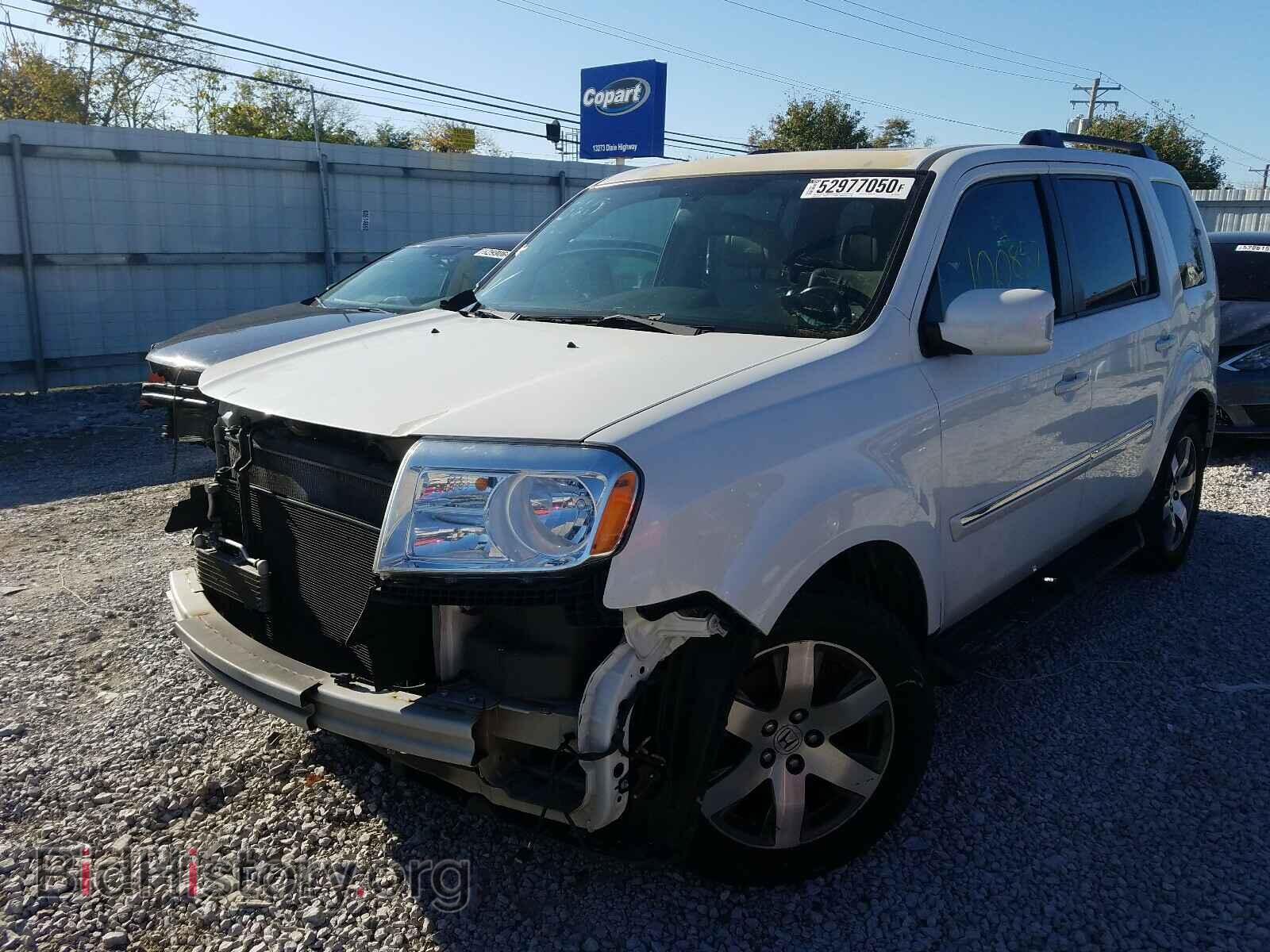 2014 HONDA PILOT - VIN: 5FNYF4H9XEB011091 - Фото 2