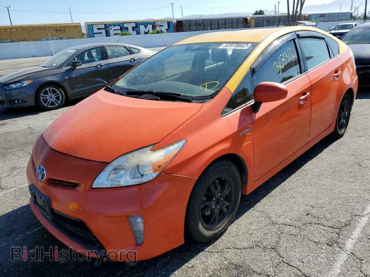 2014 TOYOTA PRIUS - VIN: JTDKN3DU4E1814596 - Фото 2