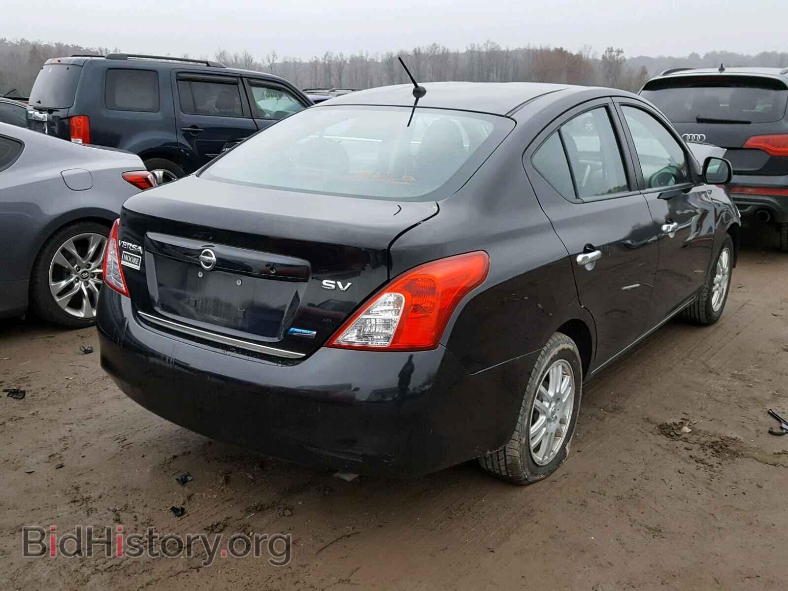 2012 NISSAN VERSA - VIN: 3N1CN7AP9CL804505 - Фото 4