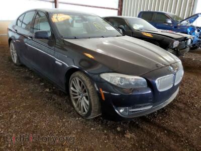 2011 BMW 5 SERIES 550 I, синий — VIN WBAFR9C58BC599384, Copart