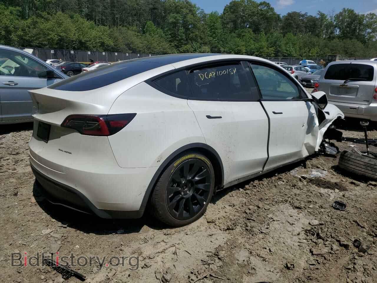 2022 TESLA MODEL Y - VIN: 7SAYGDEEXNF386996 - Фото 3