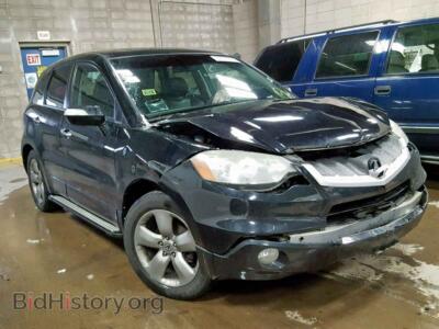 2007 Acura RDX TECHNO, black — VIN 5J8TB18597A017723, Copart