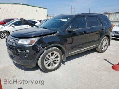 2018 Ford EXPLORER XLT, black — VIN 1FM5K7D89JGB07609, Copart
