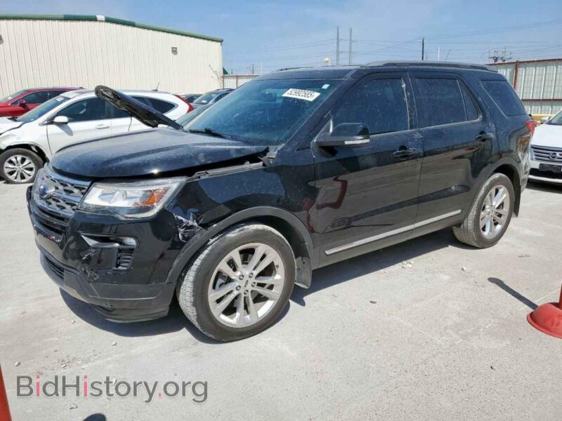 2018 Ford EXPLORER XLT (VIN 1FM5K7D89JGB07609) — photo 1 of 14, Copart, damage: front end