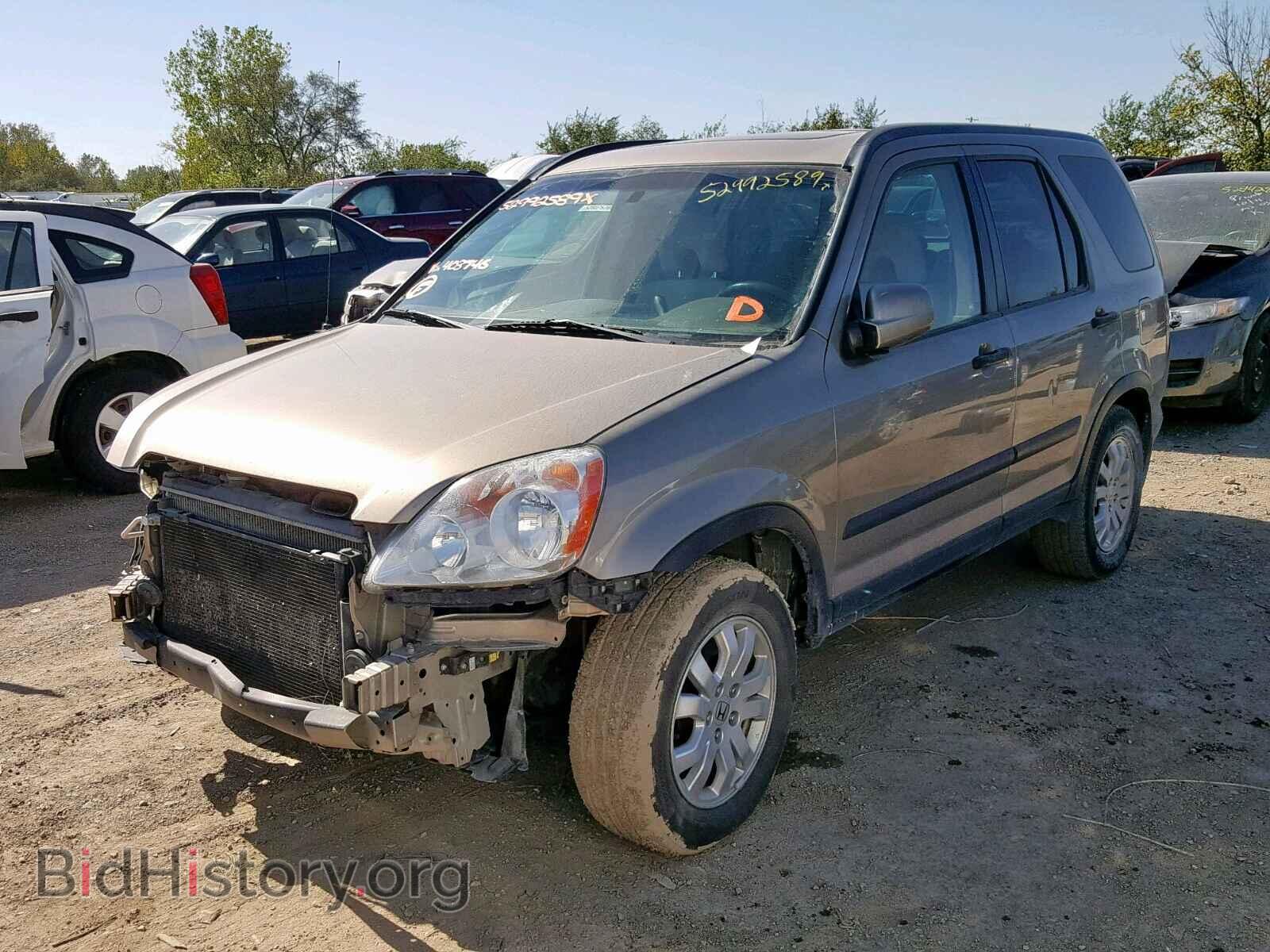 2006 HONDA CR-V EX - VIN: SHSRD78896U403749 - Фото 2