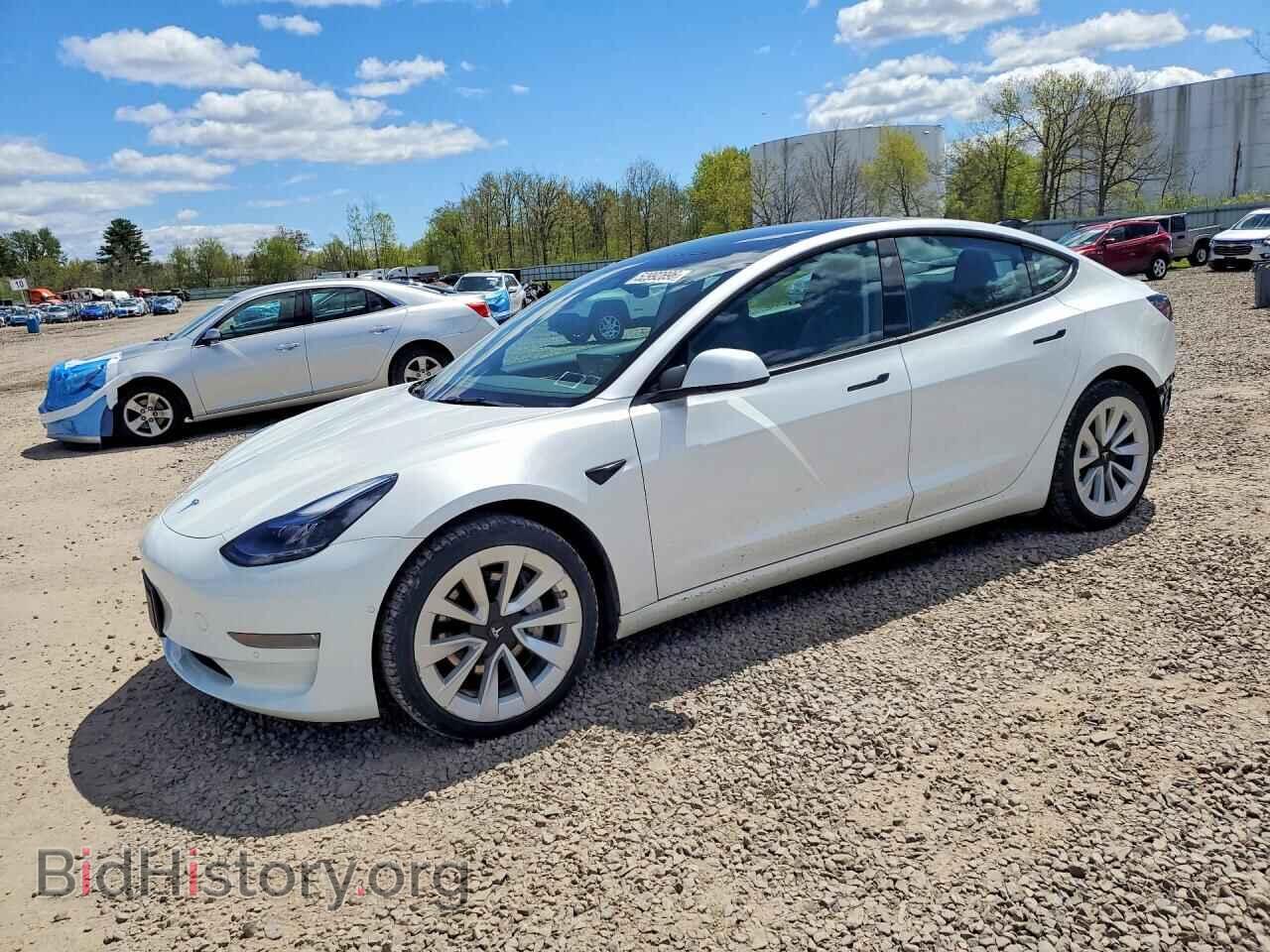 Photo 5YJ3E1EB6NF199899 - TESLA MODEL 3 2022