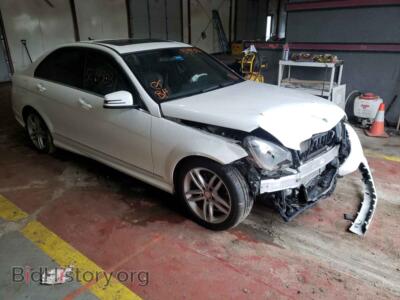 2013 Mercedes-Benz C-CLASS C 300 4MAT, white — VIN WDDGF8AB1DA772380, Copart