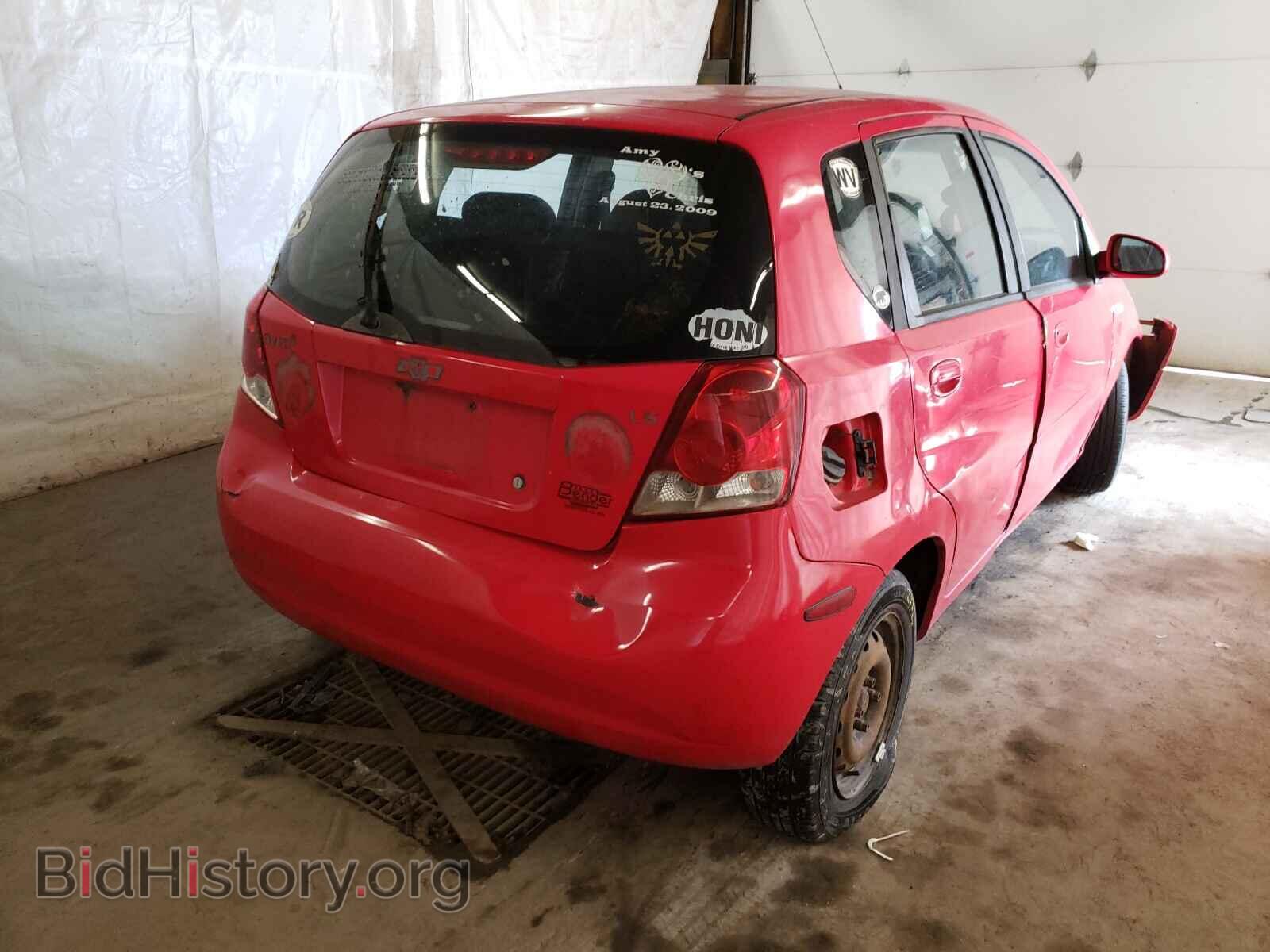 2007 CHEVROLET AVEO - VIN: KL1TD666X7B710660 - Фото 4