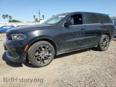 2021 Dodge DURANGO GT, черный — VIN 1C4RDHDG4MC750085, Copart