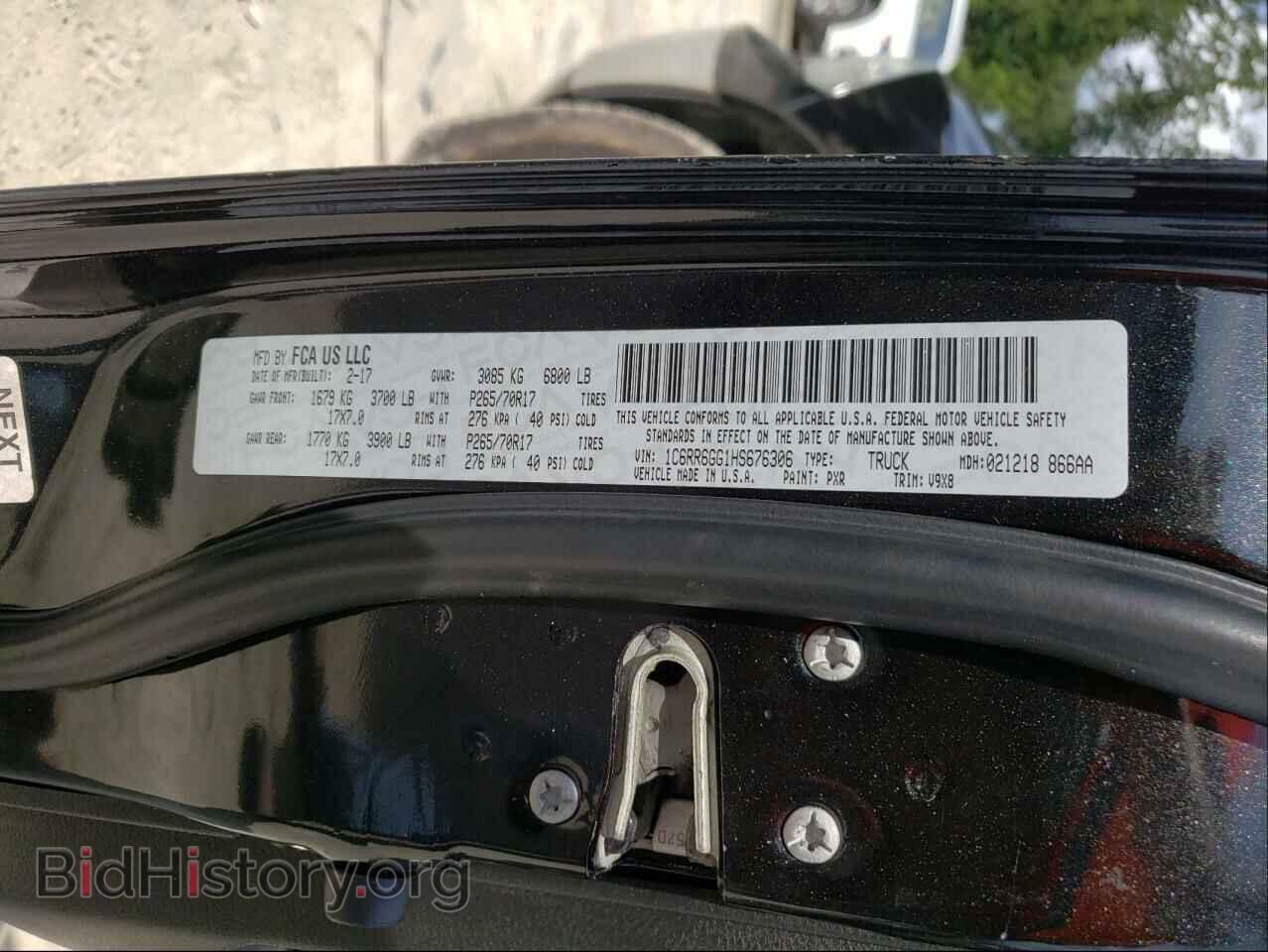 2017 RAM 1500 - VIN: 1C6RR6GG1HS676306 - Фото 10