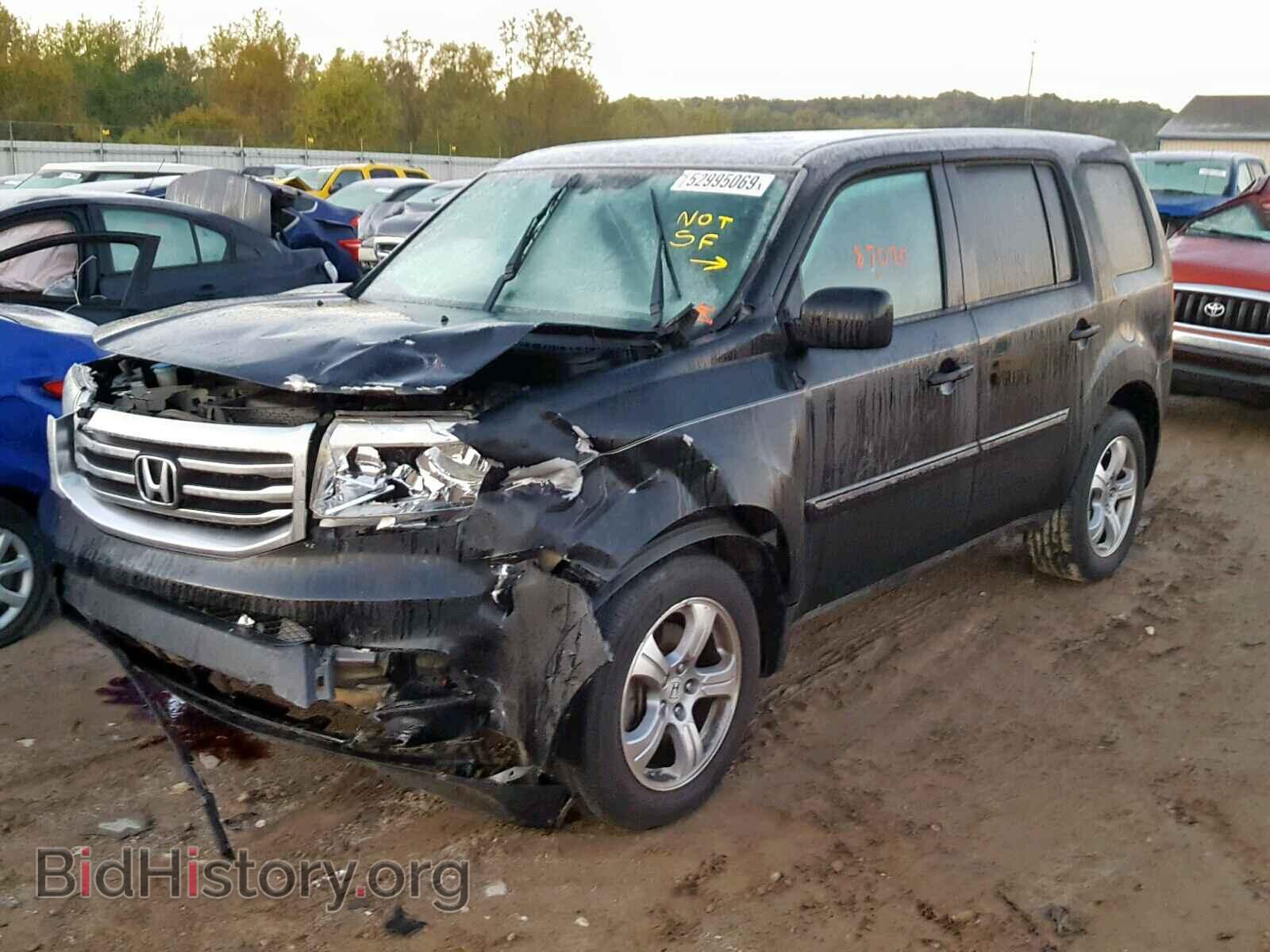 2014 HONDA PILOT EXL - VIN: 5FNYF4H64EB015935 - Фото 2