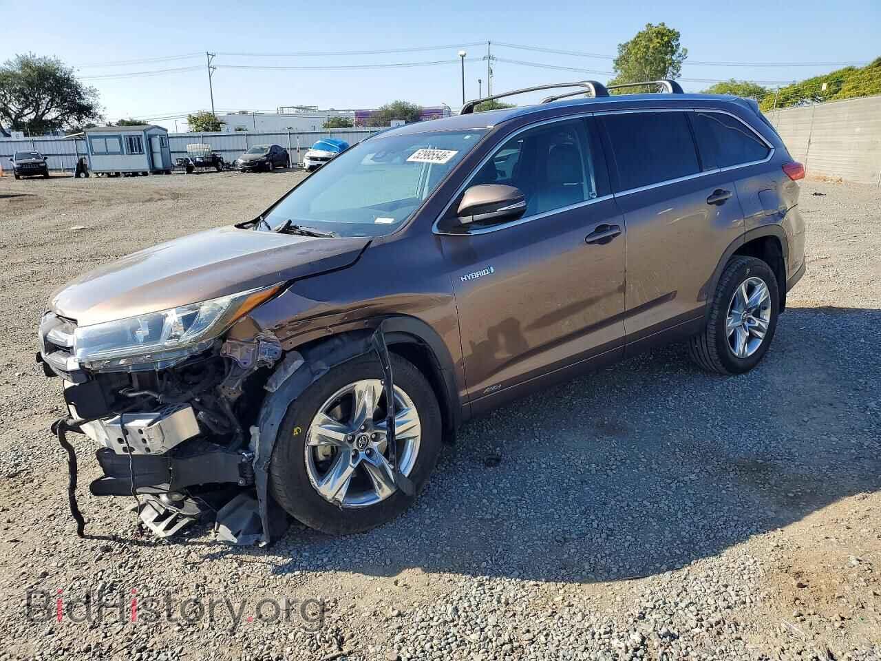 Фотография 5TDDGRFH0JS046893 - TOYOTA HIGHLANDER 2018