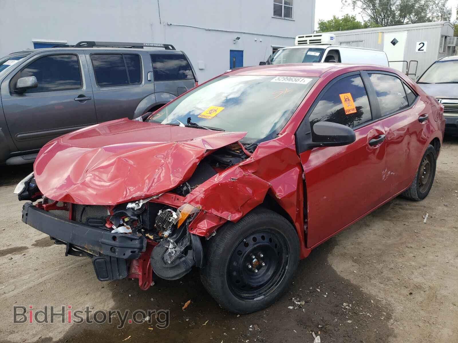 2014 TOYOTA COROLLA - VIN: 2T1BURHE5EC114607 - Фото 2
