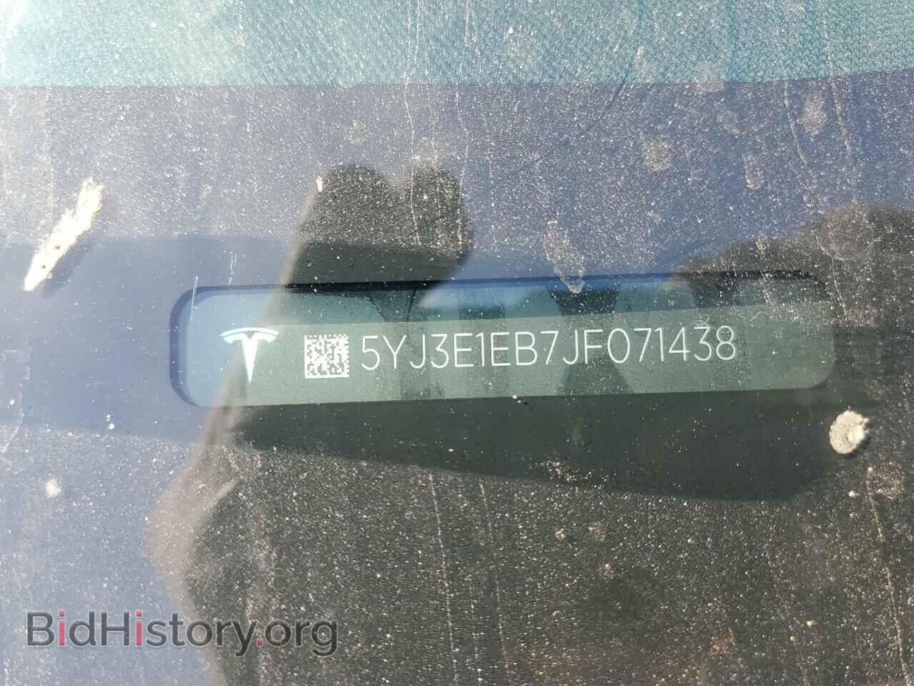 2018 TESLA MODEL 3 - VIN: 5YJ3E1EB7JF071438 - Фото 12