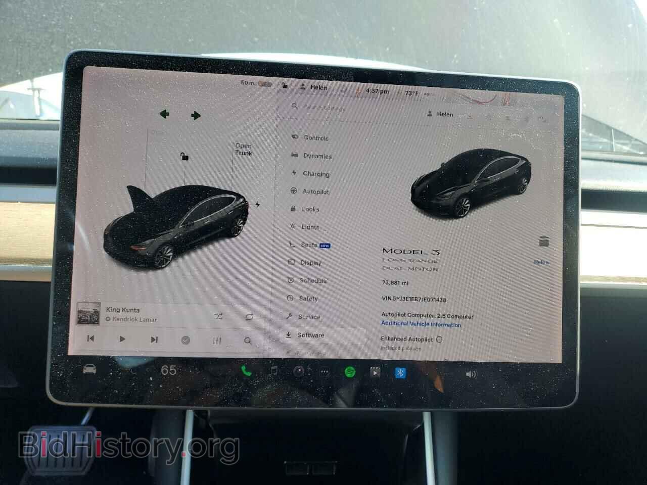 2018 TESLA MODEL 3 - VIN: 5YJ3E1EB7JF071438 - Фото 9