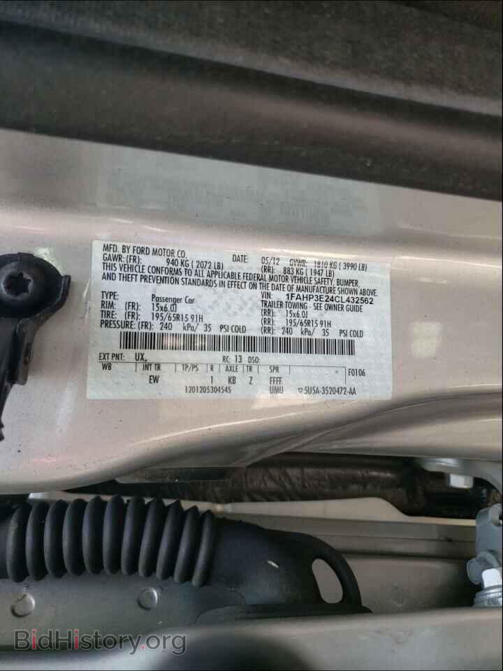 2012 FORD FOCUS - VIN: 1FAHP3E24CL432562 - Photo 10