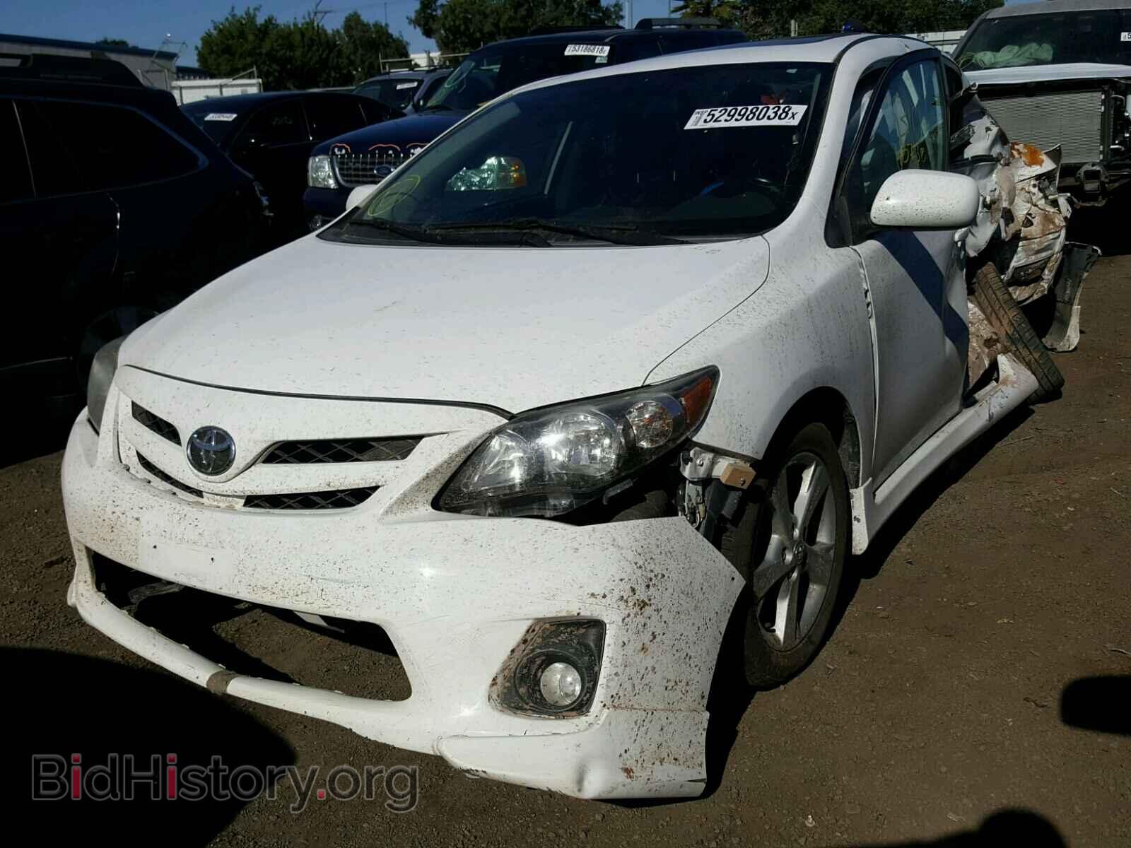 2012 TOYOTA COROLLA BA - VIN: 2T1BU4EEXCC761105 - Фото 2