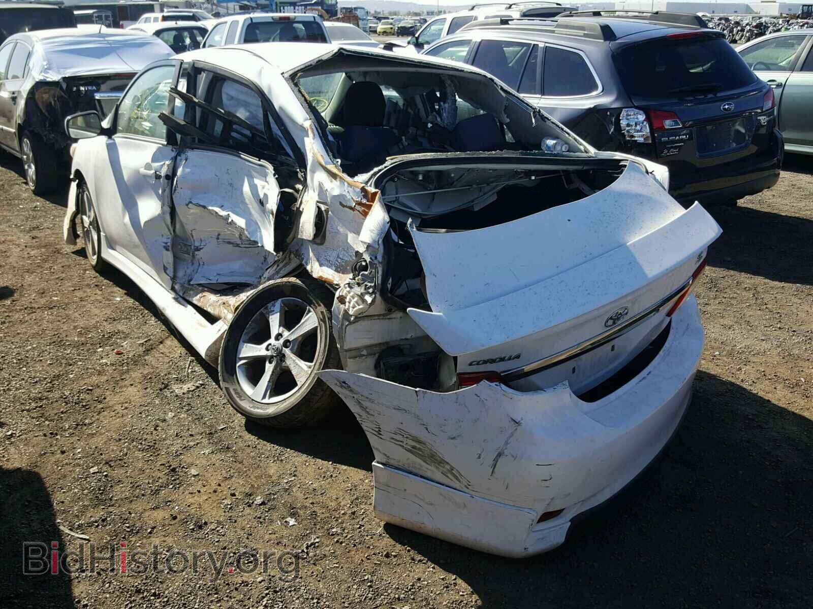 2012 TOYOTA COROLLA BA - VIN: 2T1BU4EEXCC761105 - Фото 3