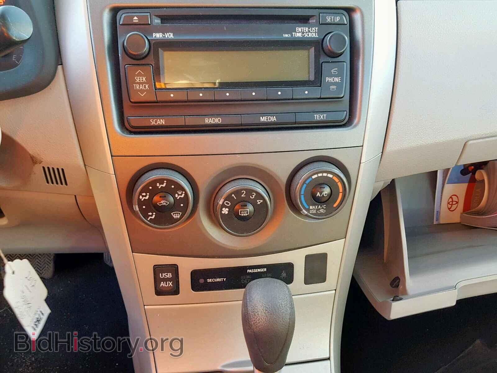 2012 TOYOTA COROLLA BA - VIN: 2T1BU4EE6CC816567 - Фото 9