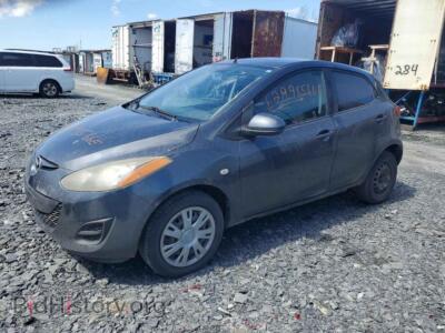 2011 Mazda 2, черный — VIN JM1DE1HY4B0106523, Copart