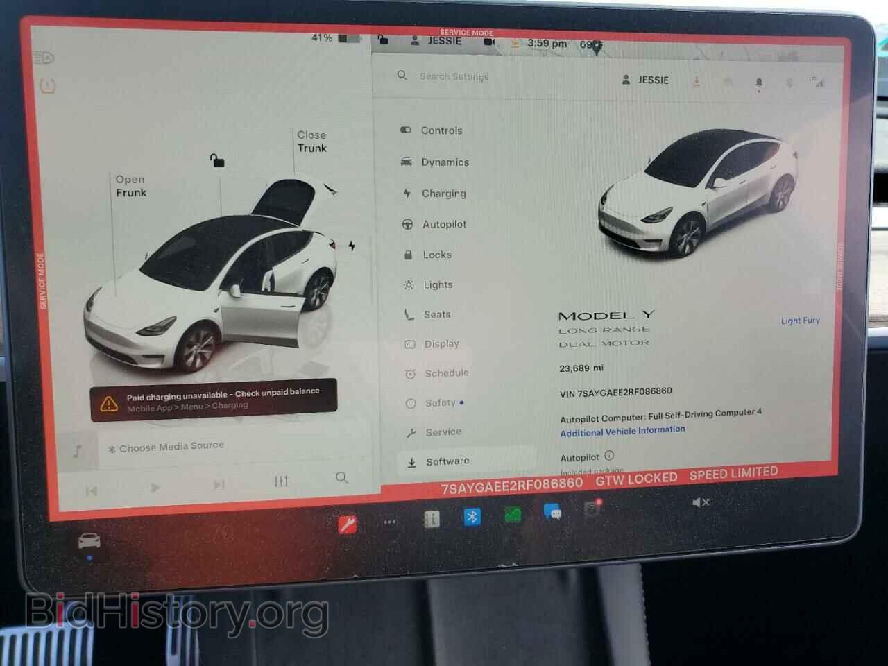 2024 TESLA MODEL Y - VIN: 7SAYGAEE2RF086860 - Фото 9