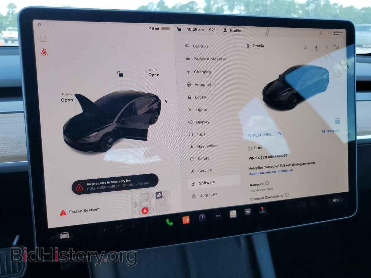 2022 TESLA MODEL 3 - VIN: 5YJ3E1EA5NF188237 - Фото 8