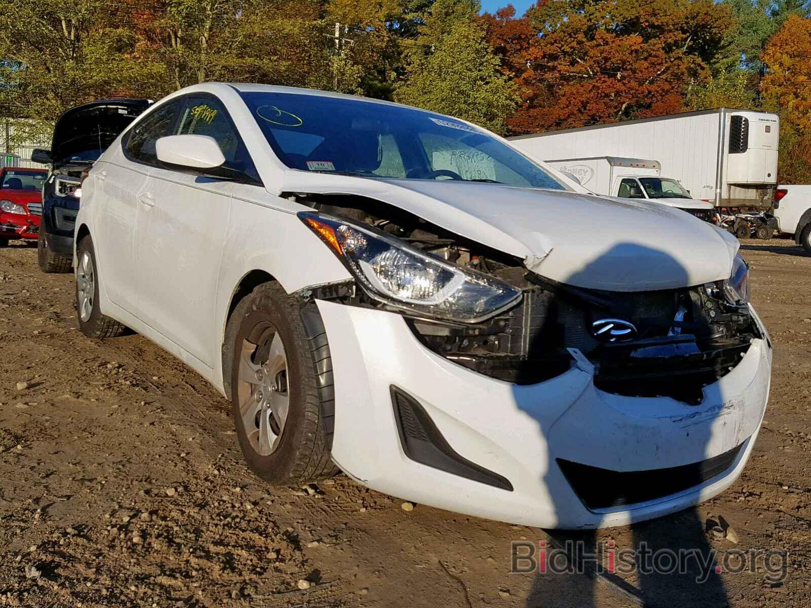 Photo 5NPDH4AE0GH741922 - HYUNDAI ELANTRA 2016