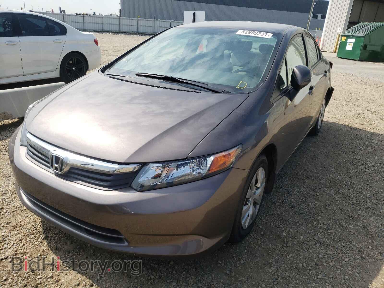 2012 HONDA CIVIC - VIN: 2HGFB2F49CH017598 - Фото 2