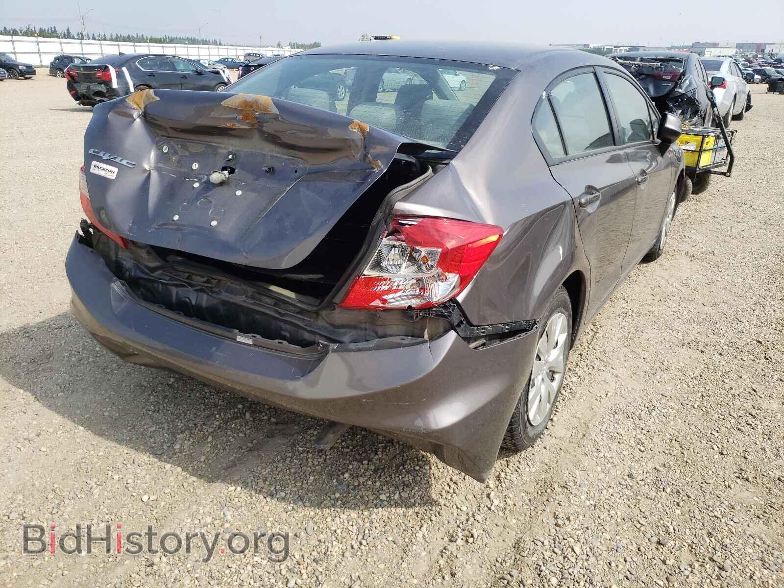 2012 HONDA CIVIC - VIN: 2HGFB2F49CH017598 - Фото 4