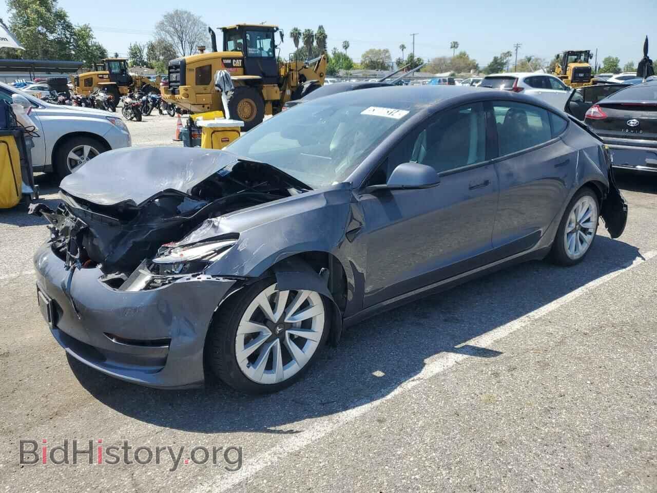 Photo 5YJ3E1EA3NF188687 - TESLA MODEL 3 2022