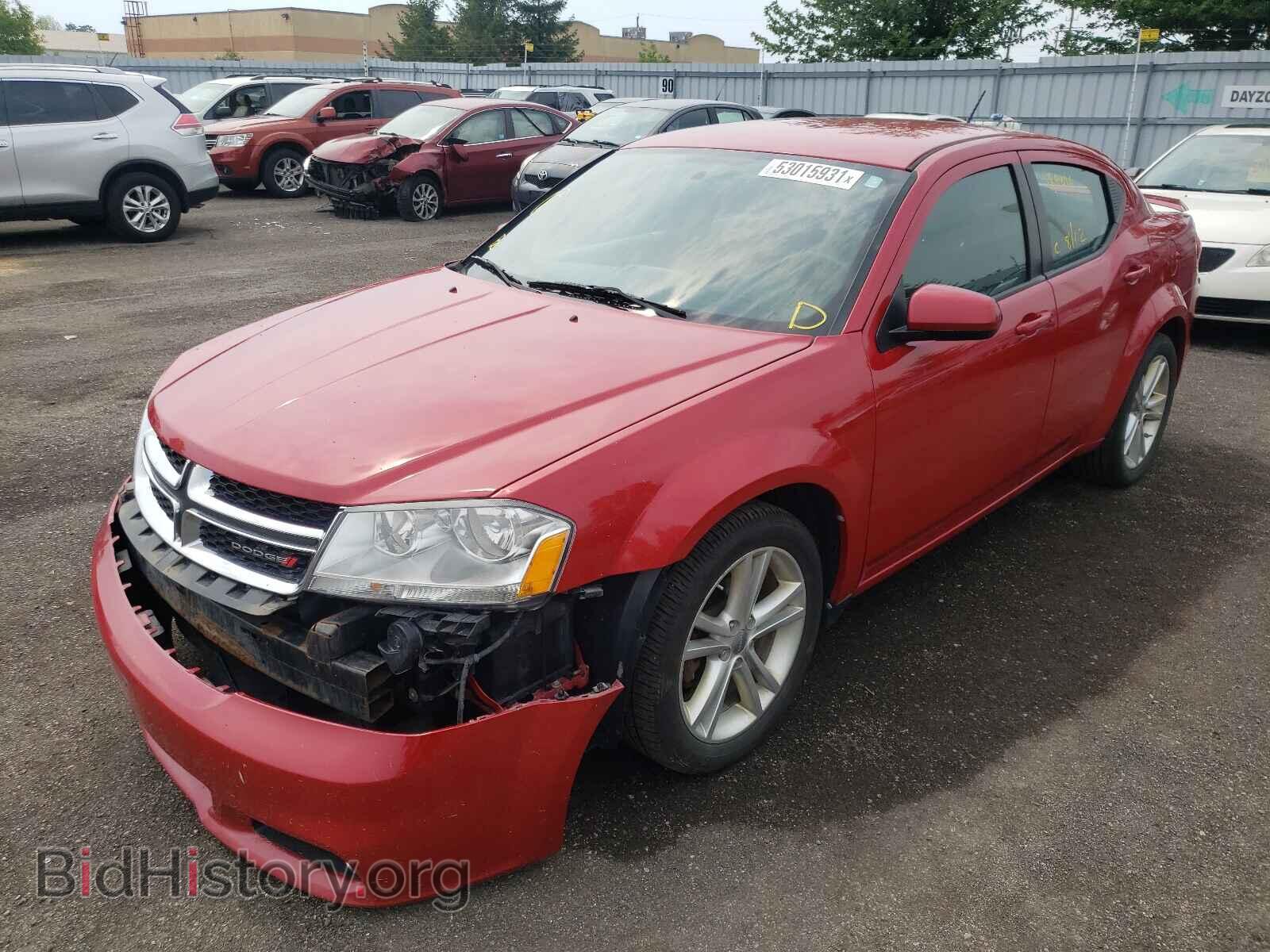2013 DODGE AVENGER - VIN: 1C3CDZCB4DN675186 - Фото 2