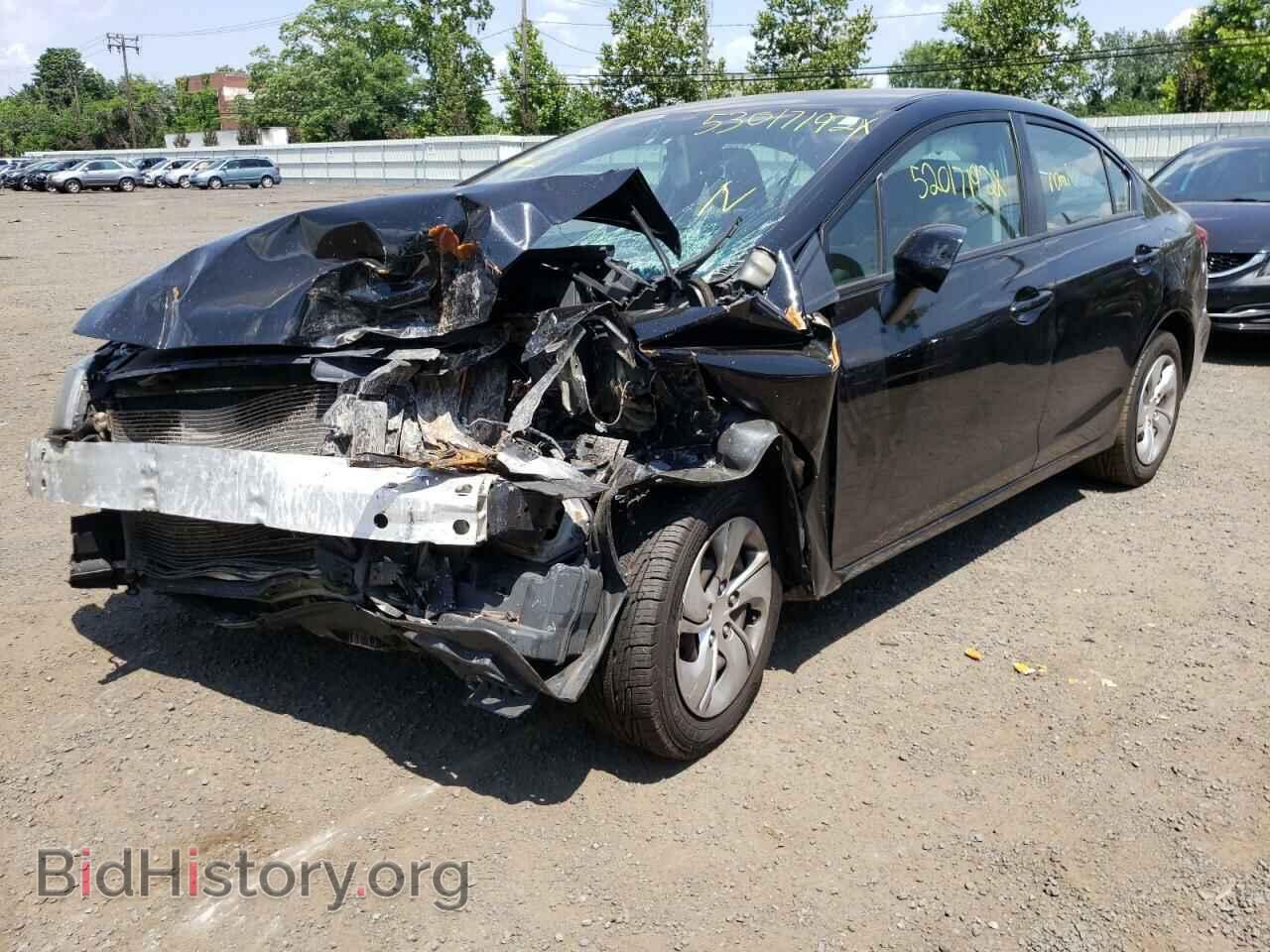 2013 HONDA CIVIC - VIN: 19XFB2E50DE072446 - Фото 2