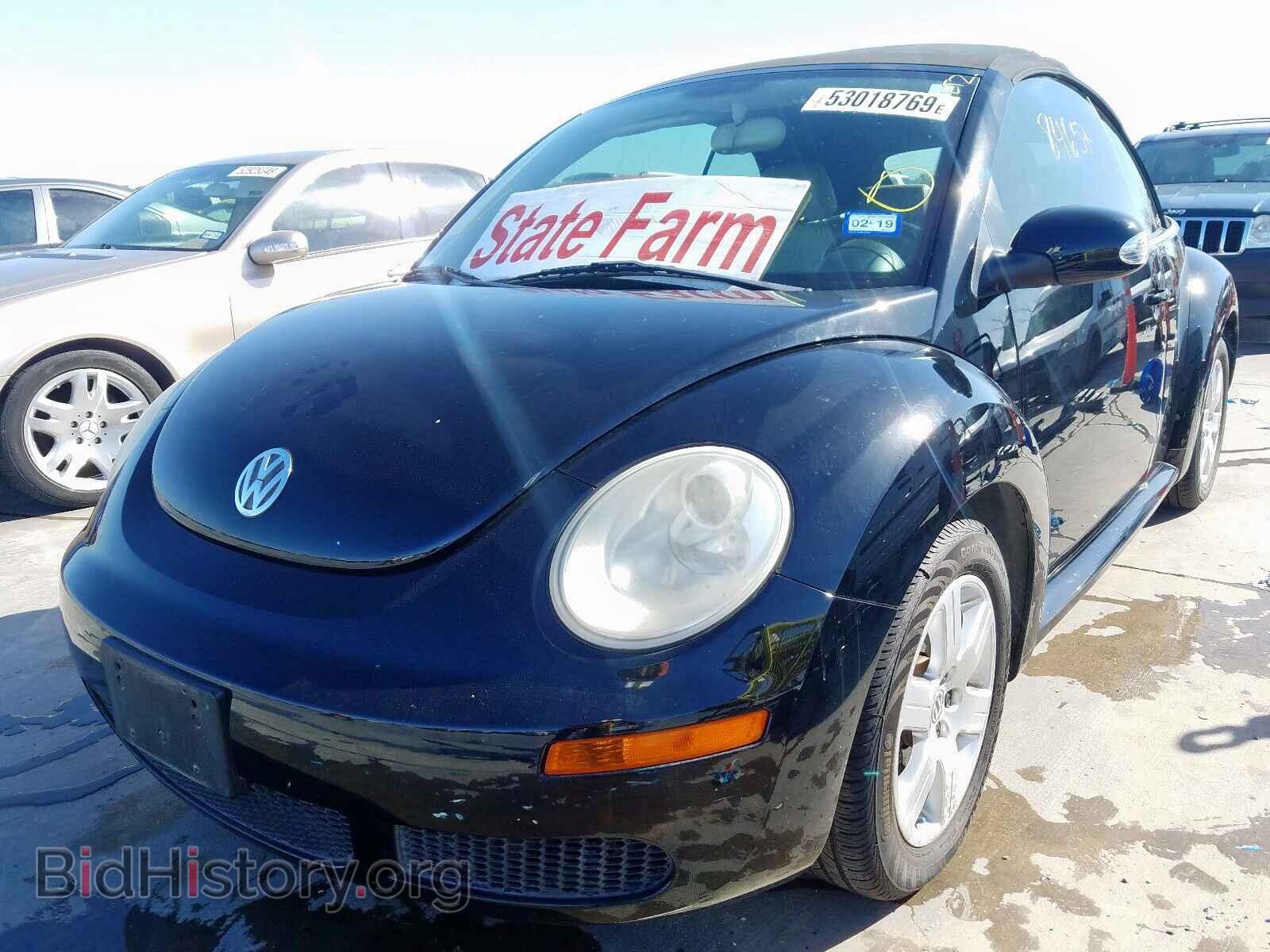 2007 VOLKSWAGEN BEETLE - VIN: 3VWPF31Y17M414802 - Фото 2