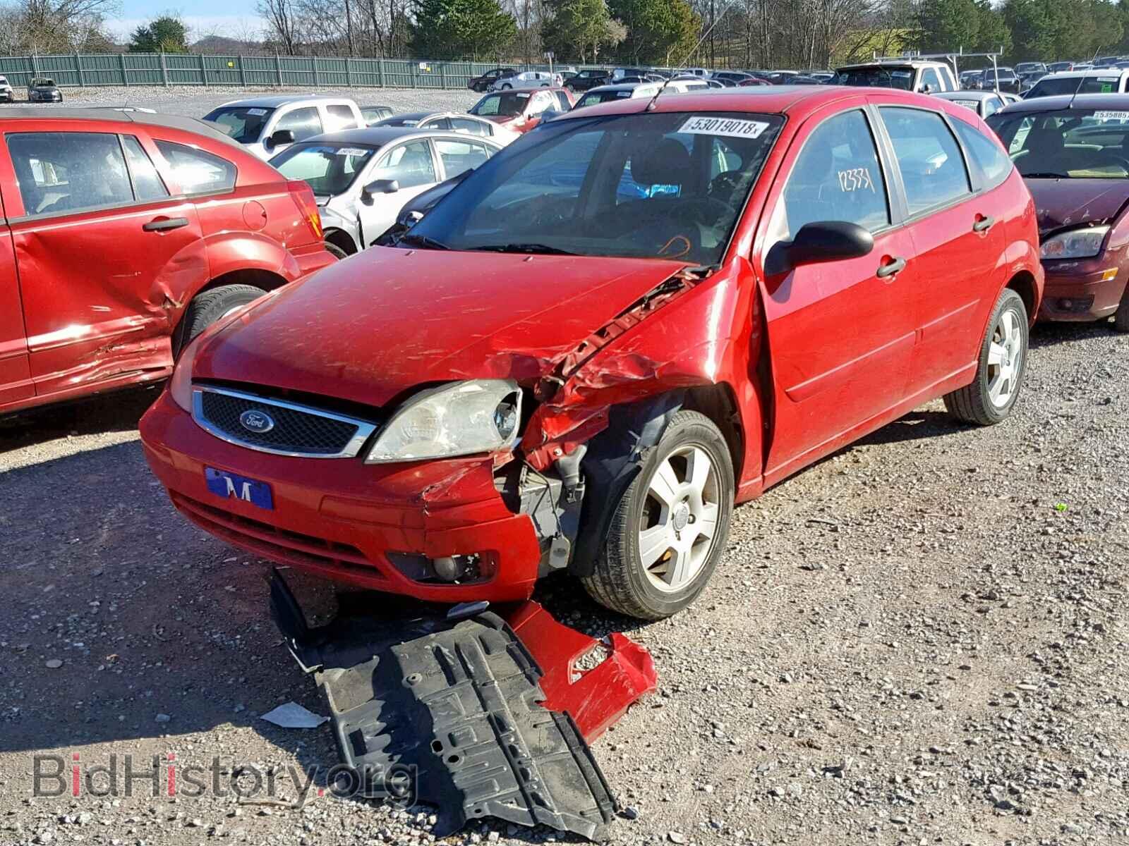2007 FORD FOCUS - VIN: 1FAFP37N47W169105 - Фото 2