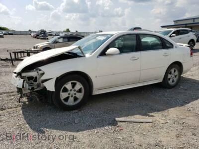 2009 Chevrolet IMPALA Impala 1LT, белый — VIN 2G1WT57KX91303237, Copart