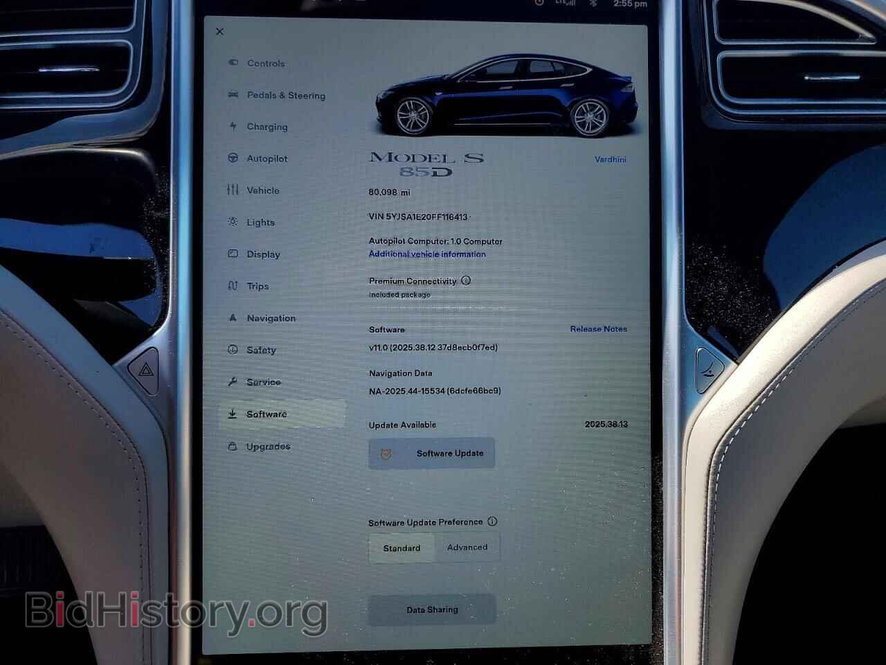 2015 TESLA MODEL S - VIN: 5YJSA1E20FF116413 - Photo 9