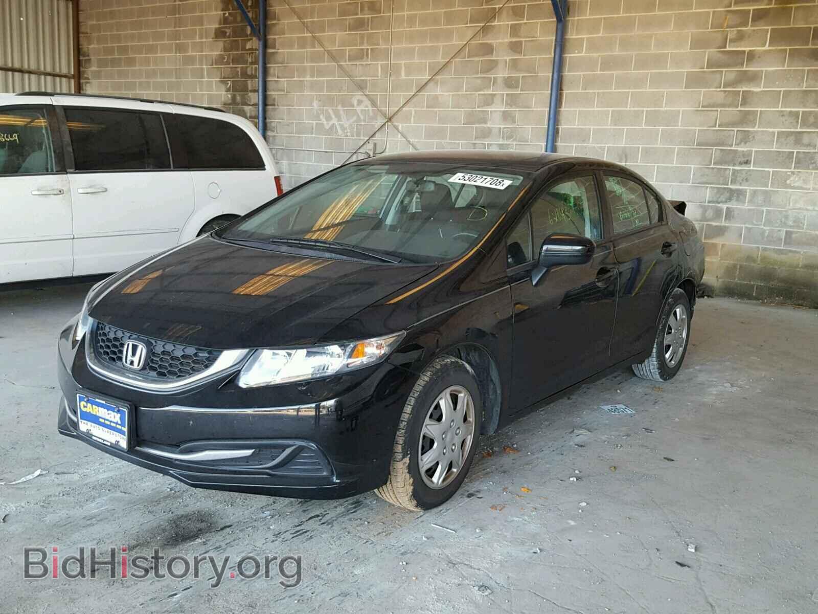 2014 HONDA CIVIC LX - VIN: 19XFB2F5XEE027000 - Фото 2