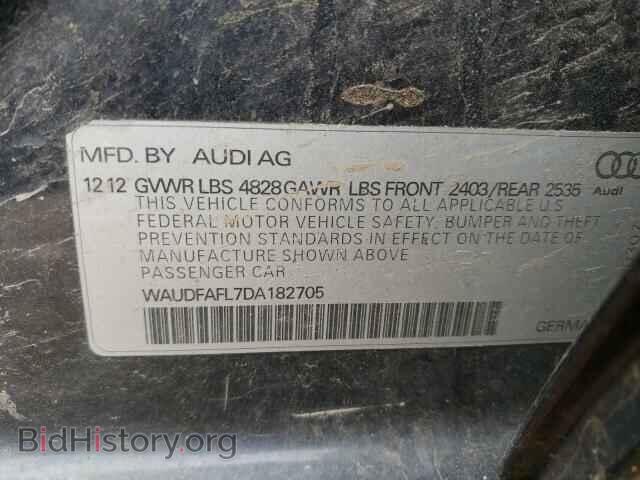 2013 AUDI A4 - VIN: WAUDFAFL7DA182705 - Фото 12