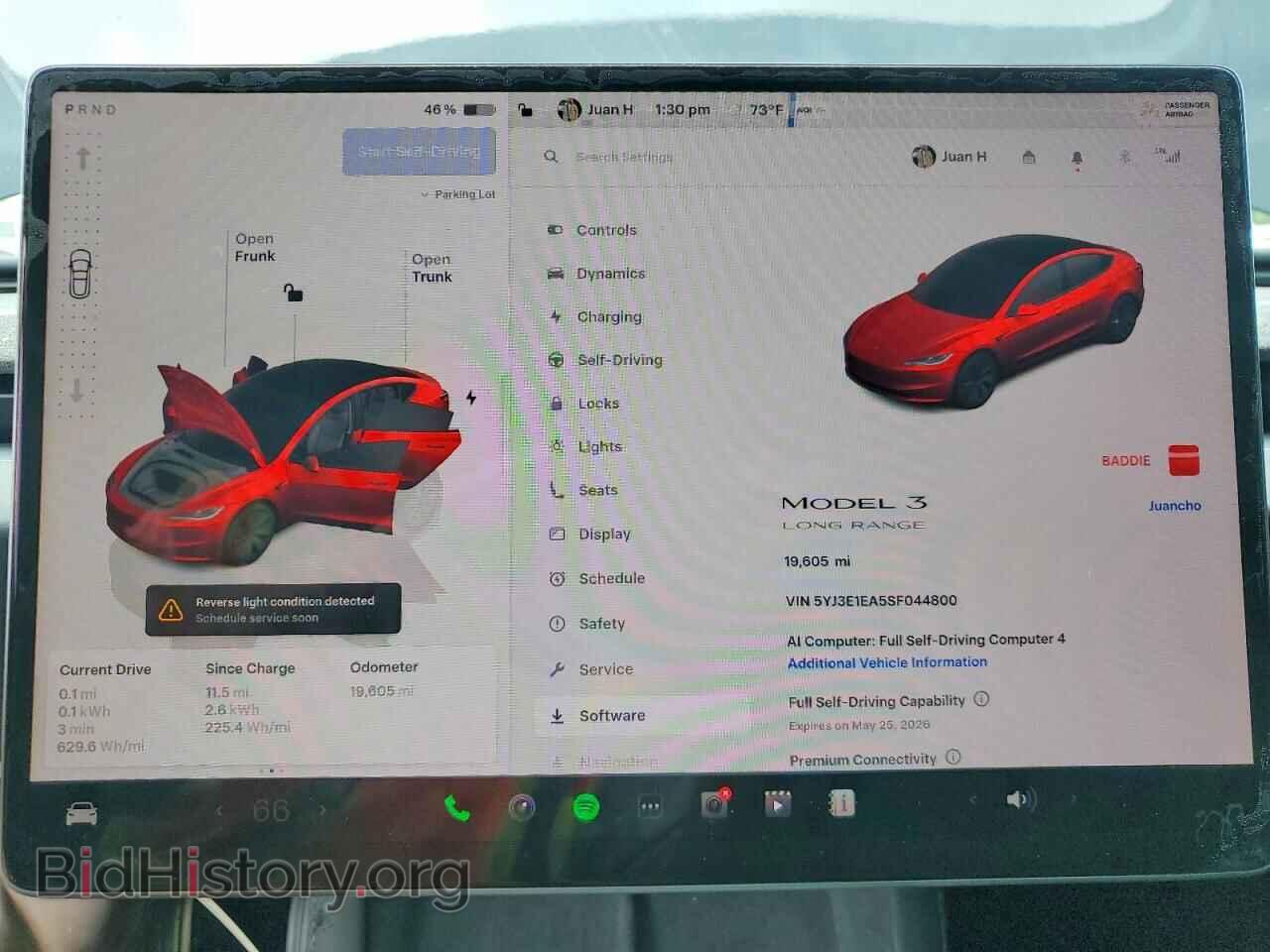 2025 TESLA MODEL 3 - VIN: 5YJ3E1EA5SF044800 - Photo 9