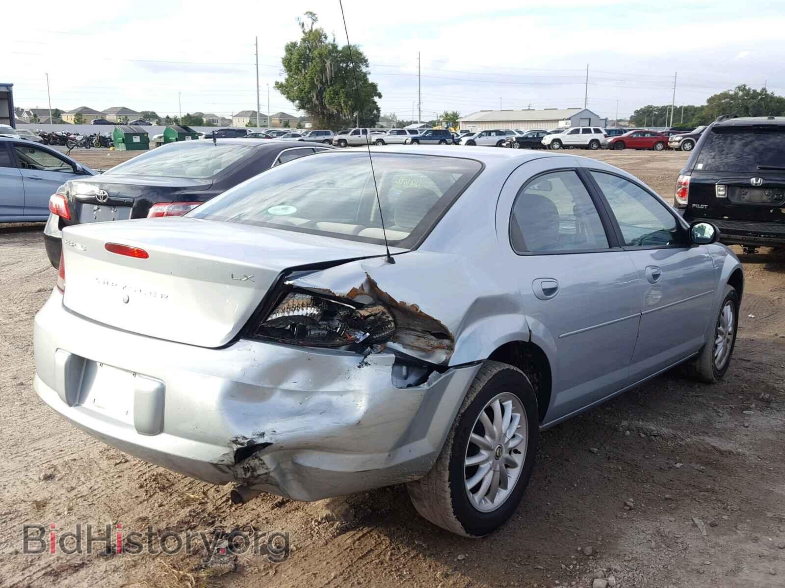 2003 CHRYSLER SEBRING - VIN: 1C3EL46X93N505541 - Фото 4