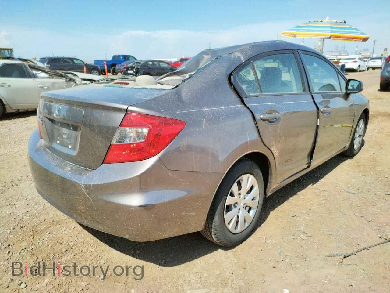 2012 HONDA CIVIC - VIN: 2HGFB2F56CH585669 - Фото 4