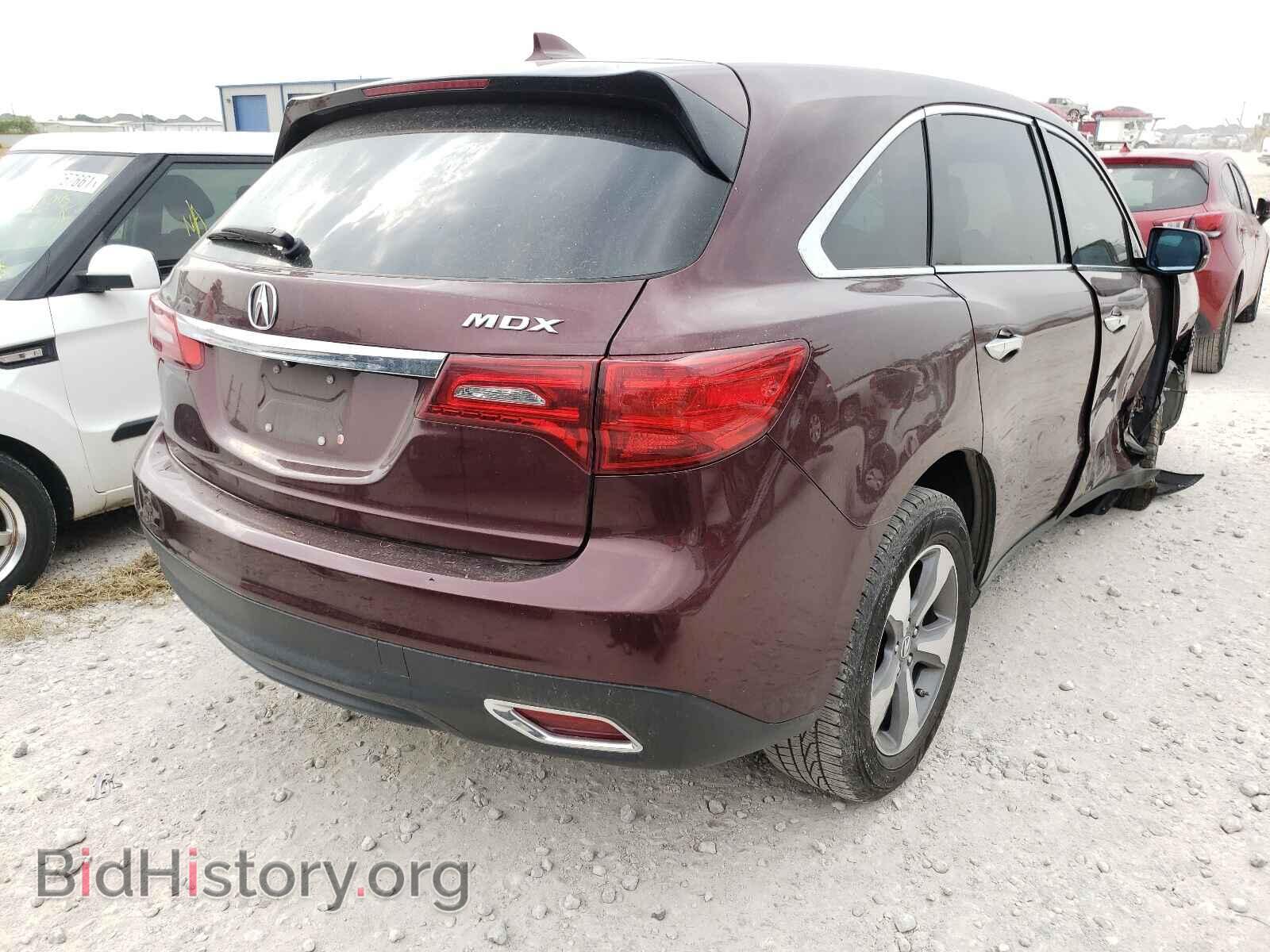 2014 ACURA MDX - VIN: 5FRYD3H28EB004495 - Фото 4