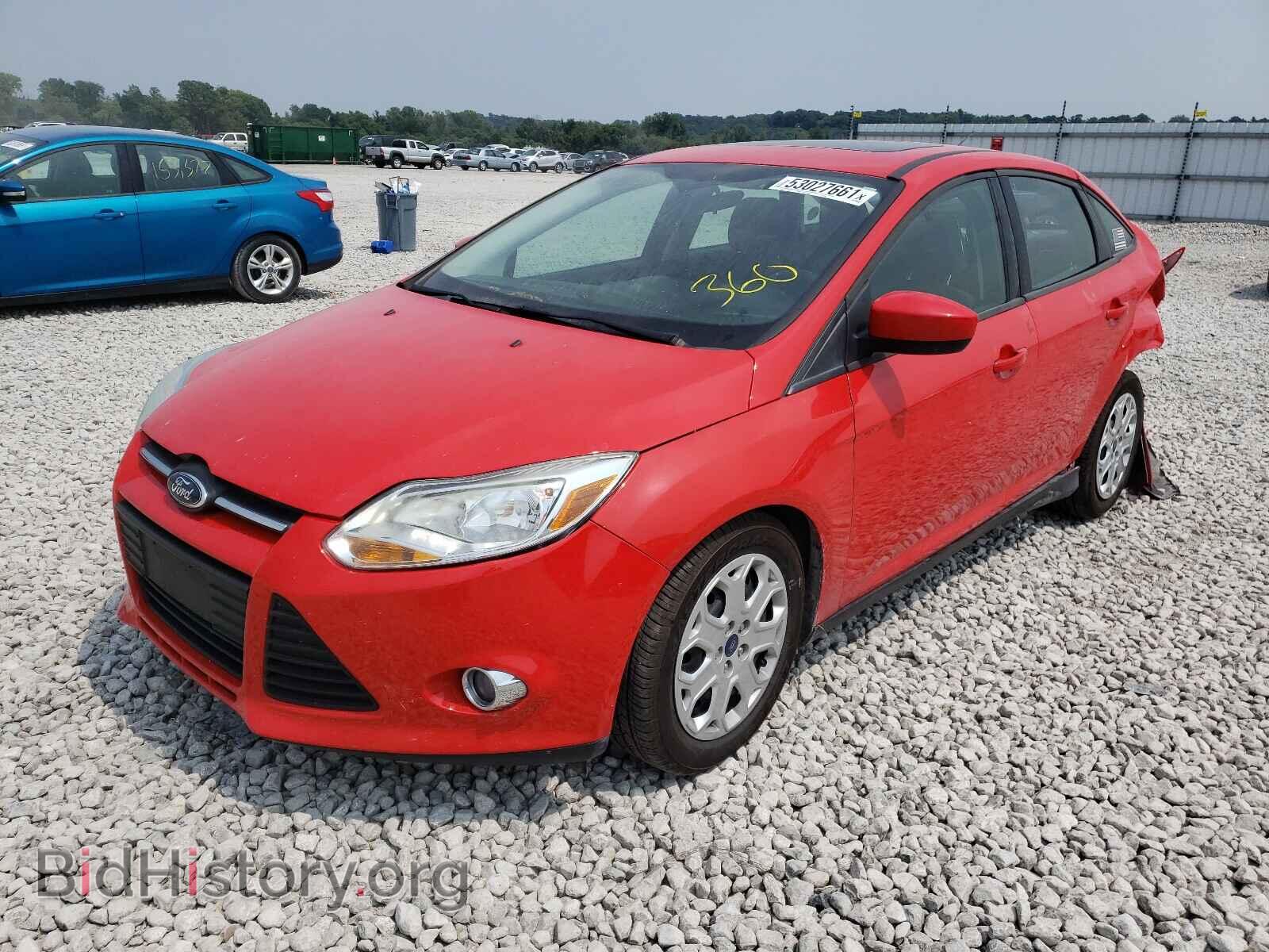 2012 FORD FOCUS - VIN: 1FAHP3F21CL444392 - Фото 2